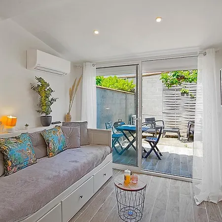 Avec Jardin Prive Wifi Et Clim - Proche -1 Canet-en-Roussillon